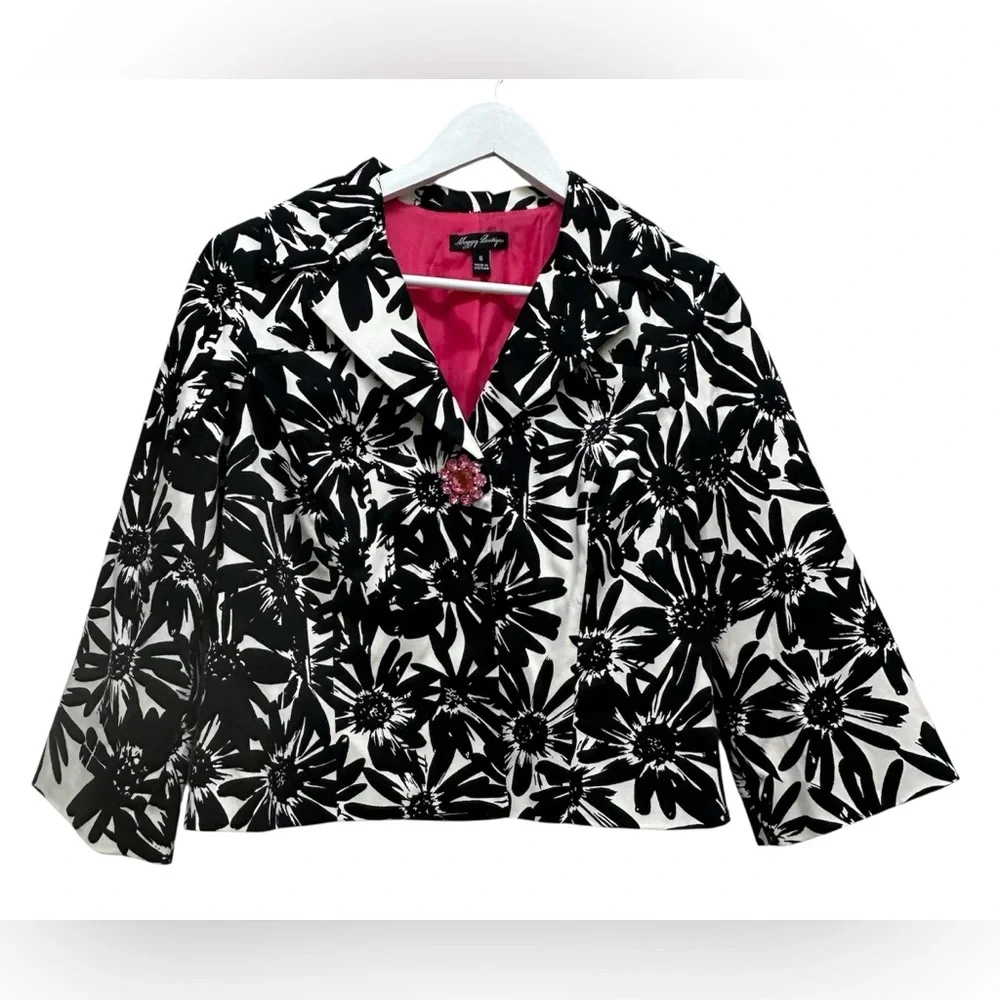 Maggy Boutique Cropped Jacket Whimsygoth 90’s Retro Elegant Glam Preppy Wedding